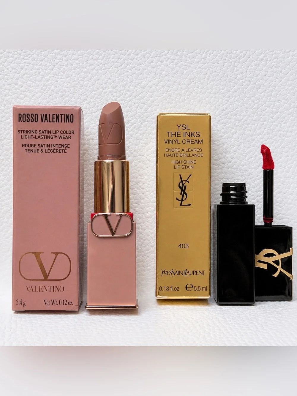 Valentino + YSL Luxury Lip Duo